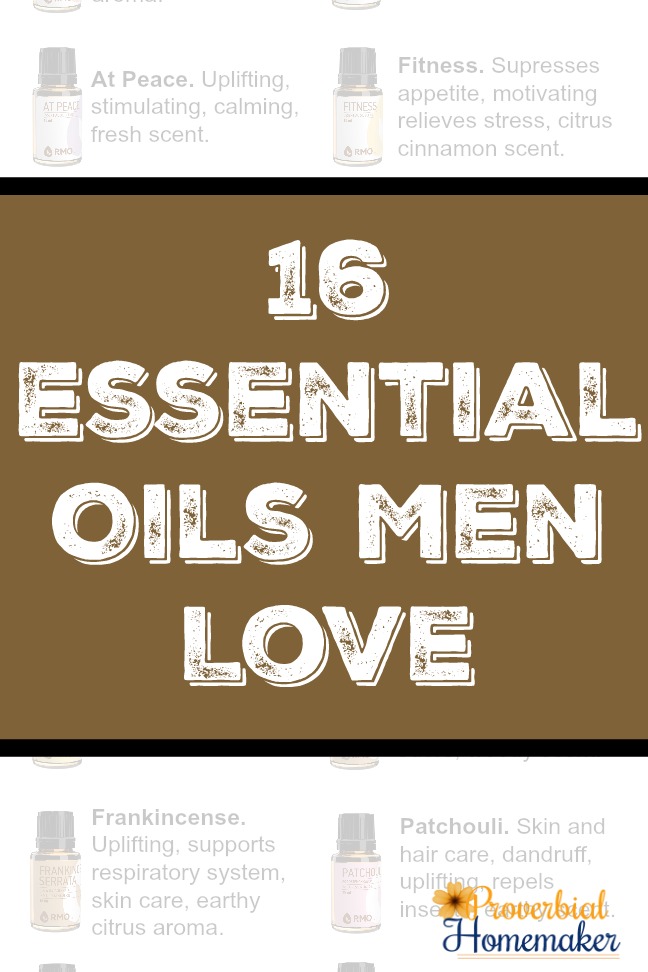 Essential Oils for Men - Proverbial Homemaker